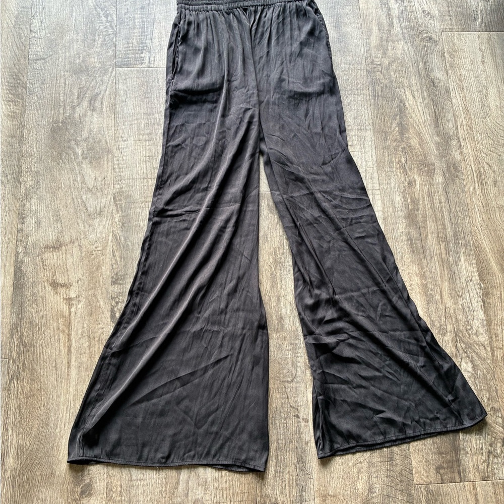 Zara Charcoal Elastic Waist Pants